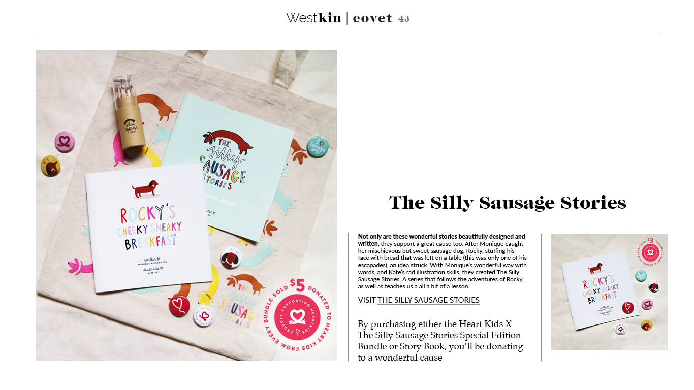 A local xmas gift guide featuring Silly sausage 2017 by West Kin magazine